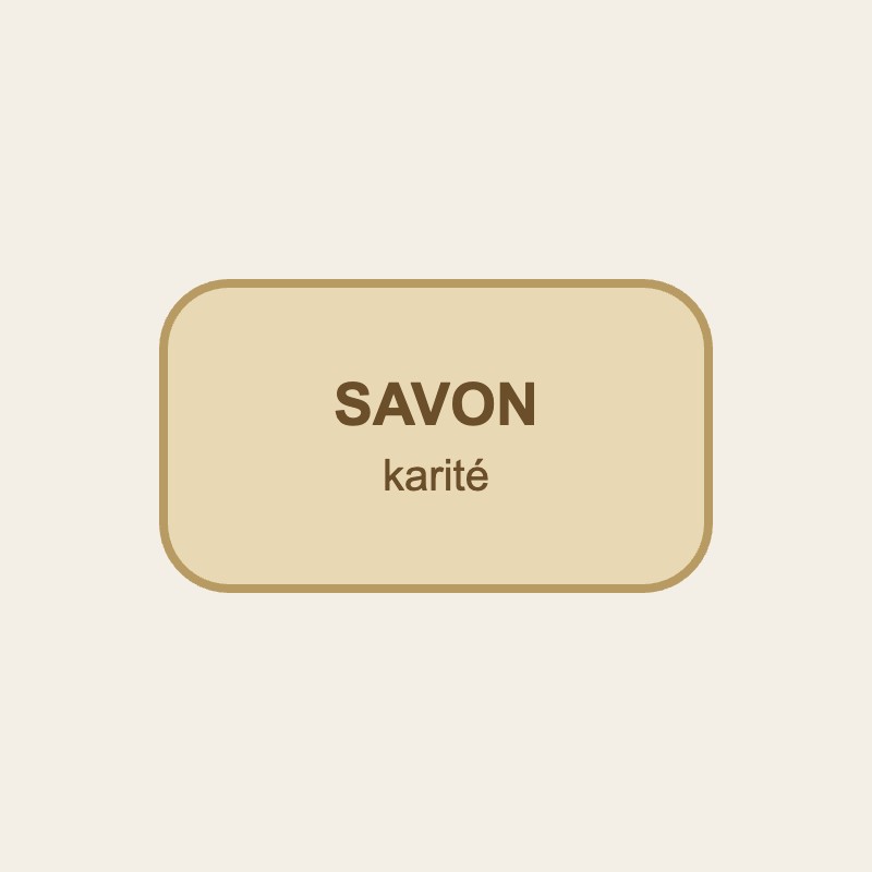 Savon karité test